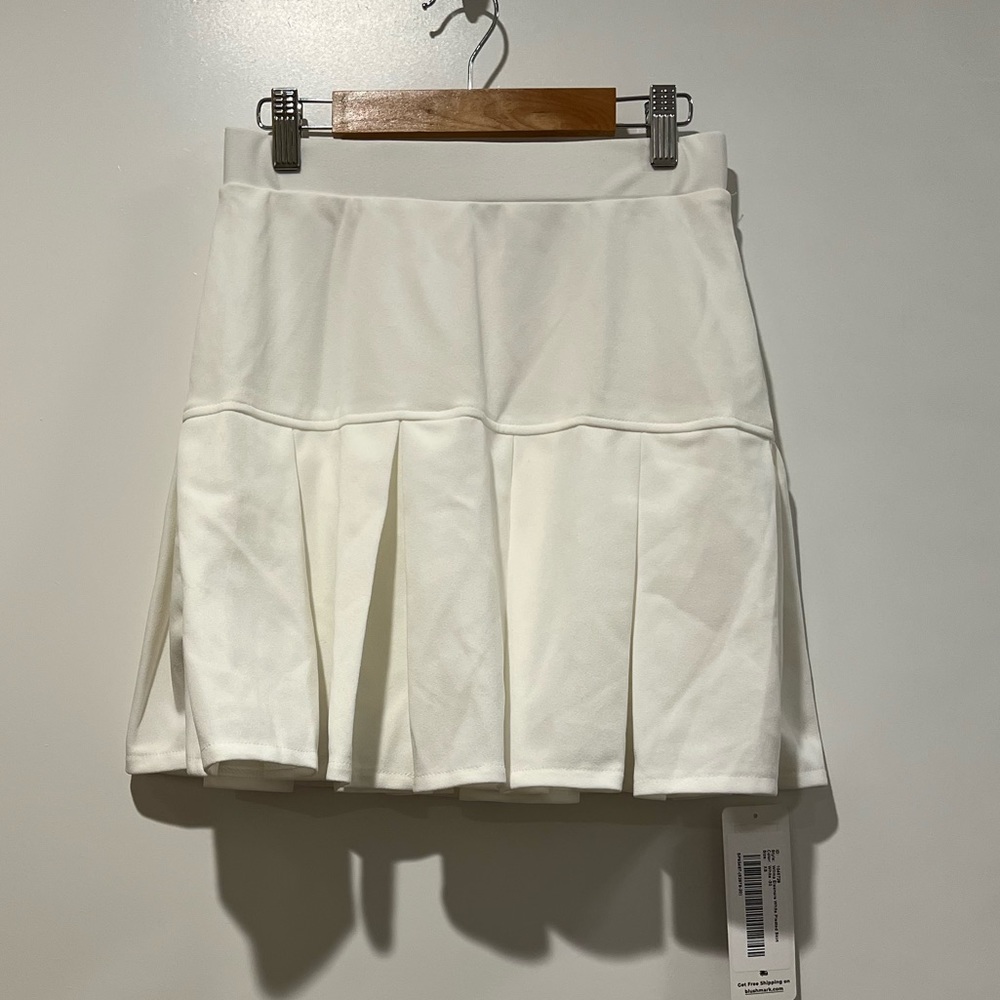 White Pleated Cheer/Tennis Skirt